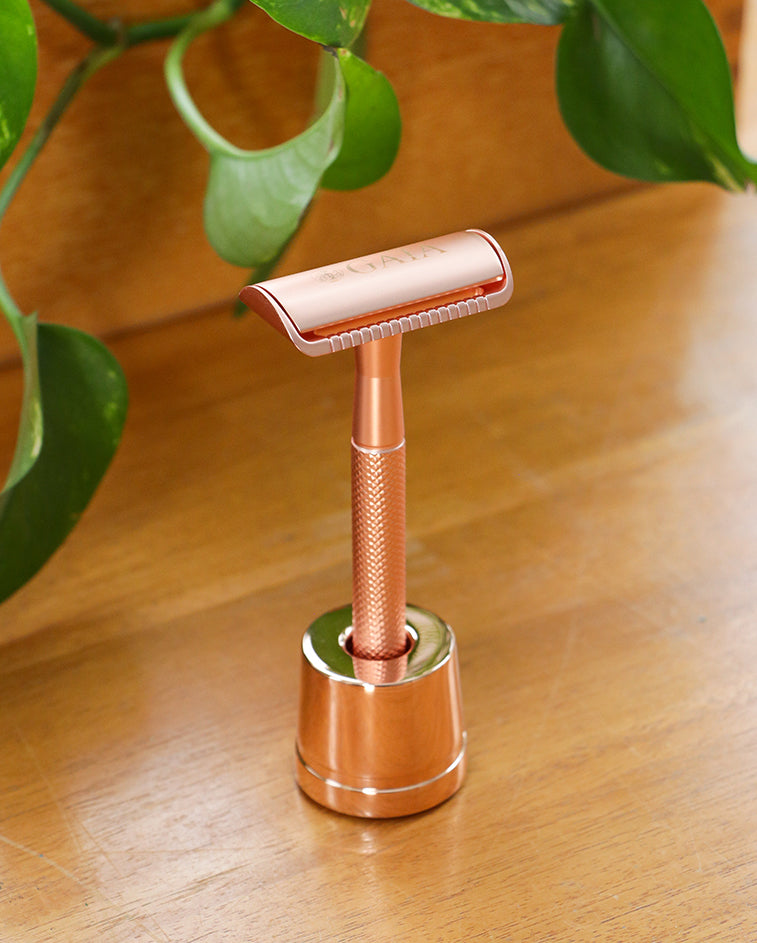 Rose Gold Safety Razor