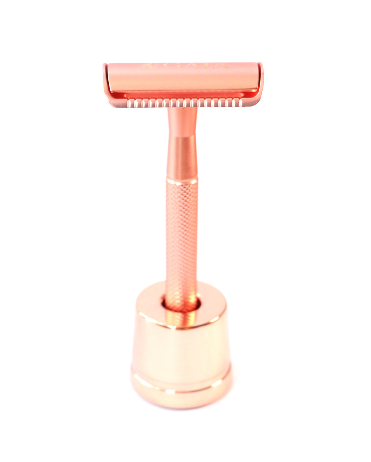 Rose Gold Safety Razor