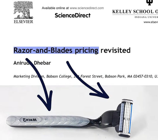 What is the razor and blade revenue model?