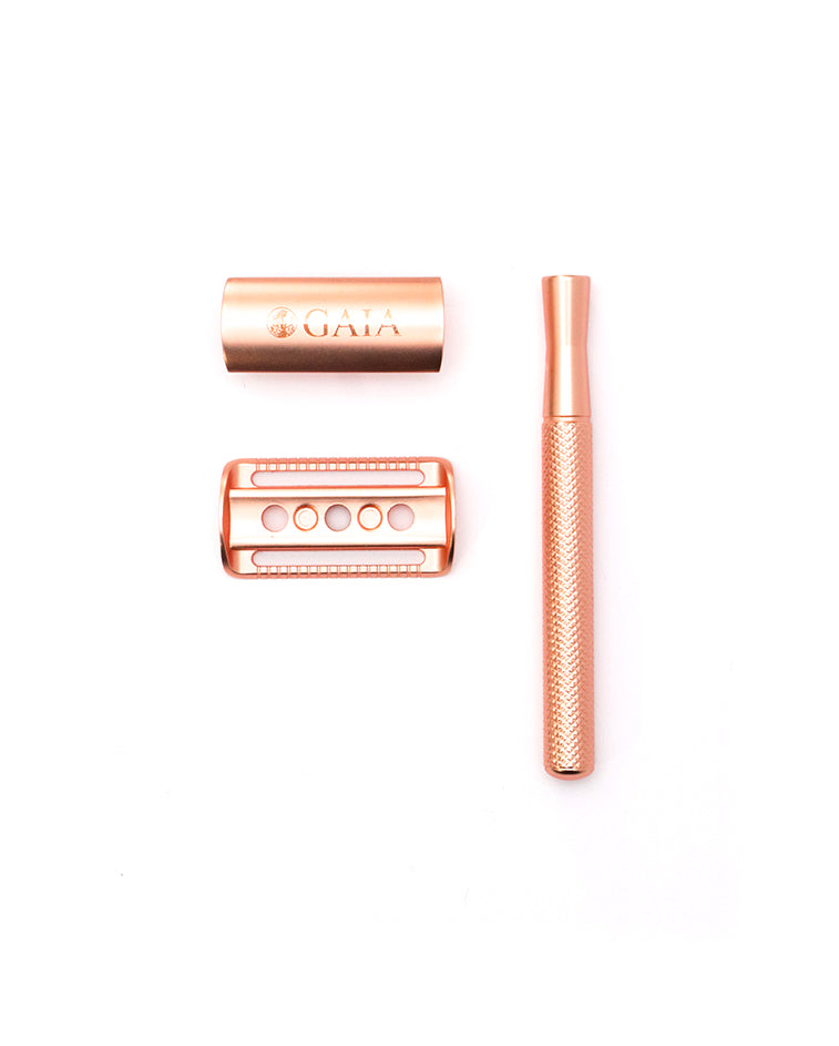 Rose Gold Safety Razor