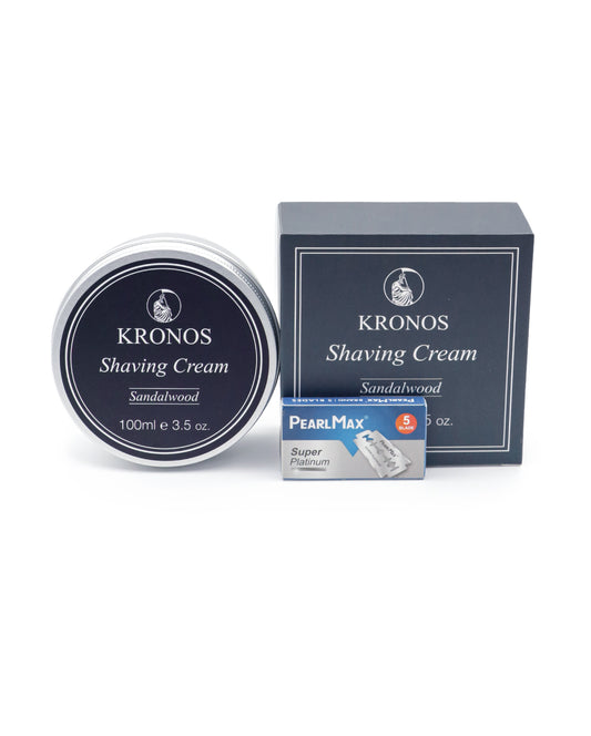 Shaving Cream and Blades Bundle