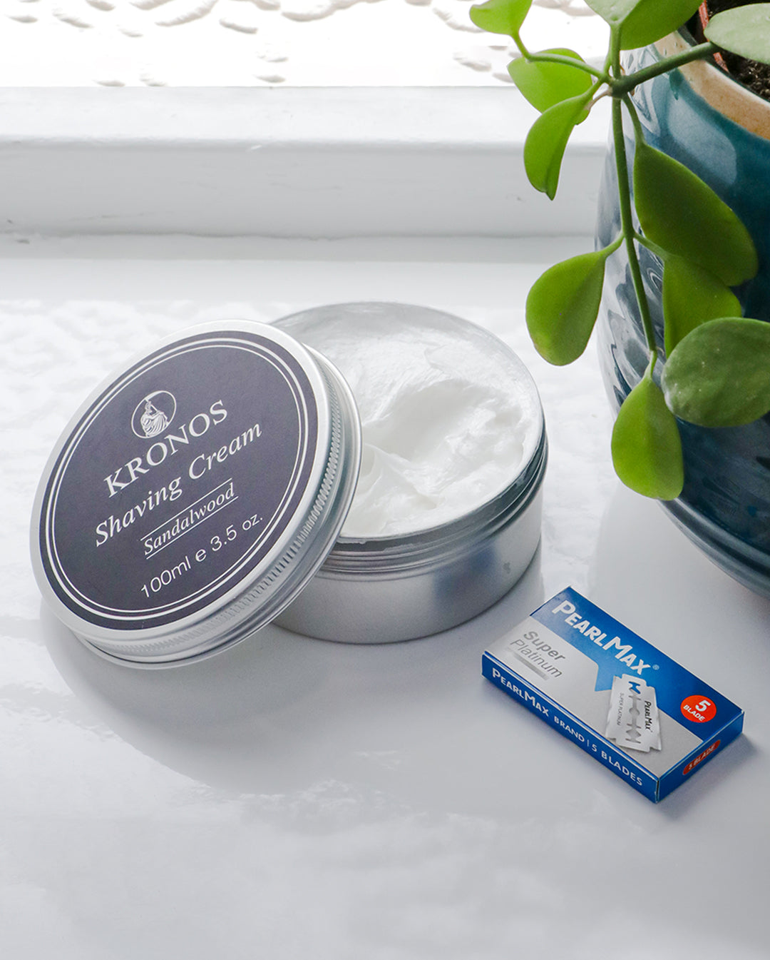 Shaving Cream and 5 Blades Bundle