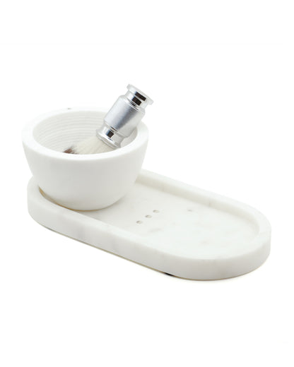 Marble Two Piece with the Marble Shaving Bowl