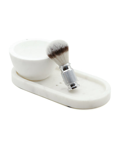Marble Two Piece, bowl and tray